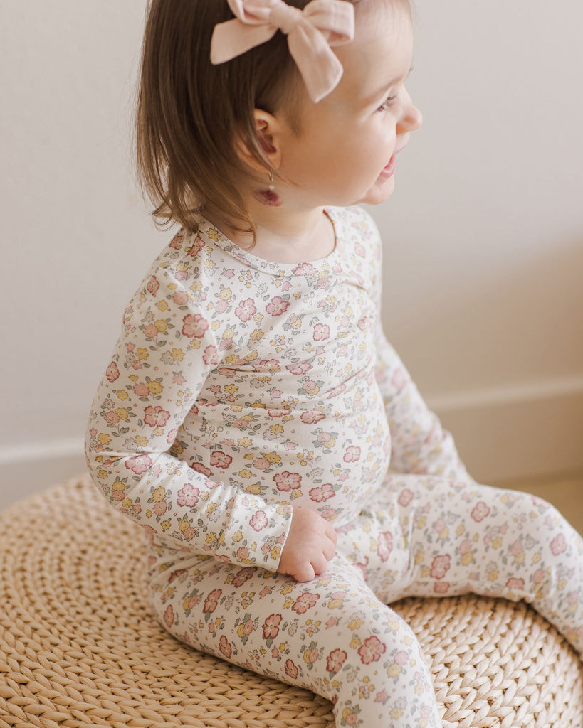 Ivory Bloom Bamboo Pajama Set