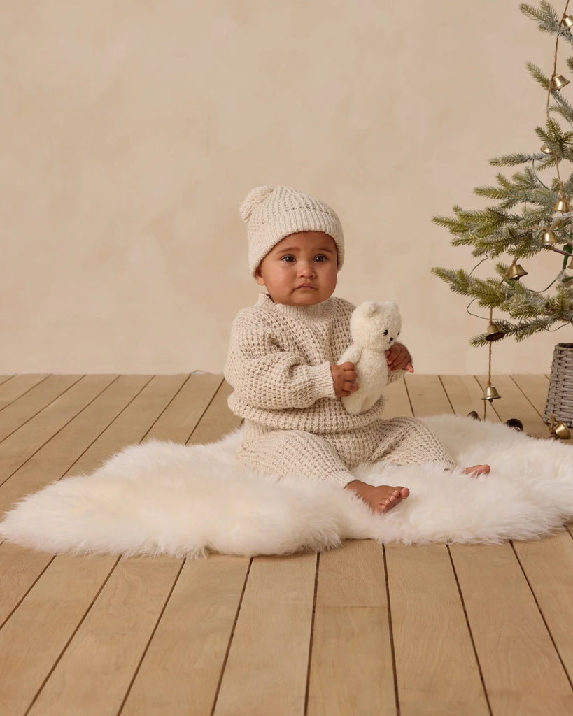 Natural Chunky Knit Sweater & Pant Set