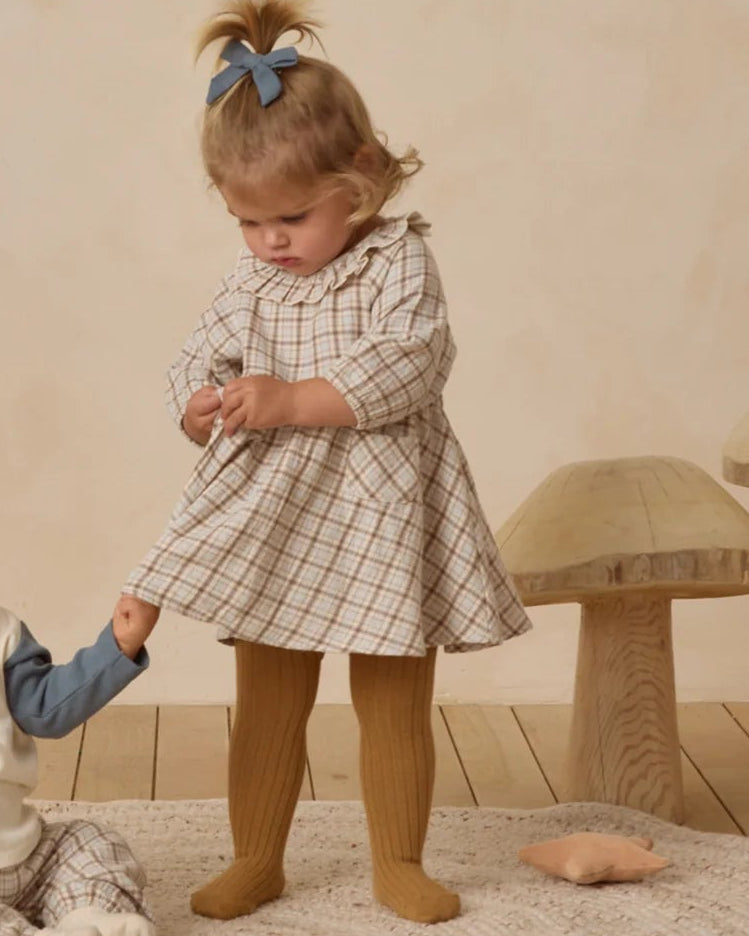 Blue Plaid Simone Dress