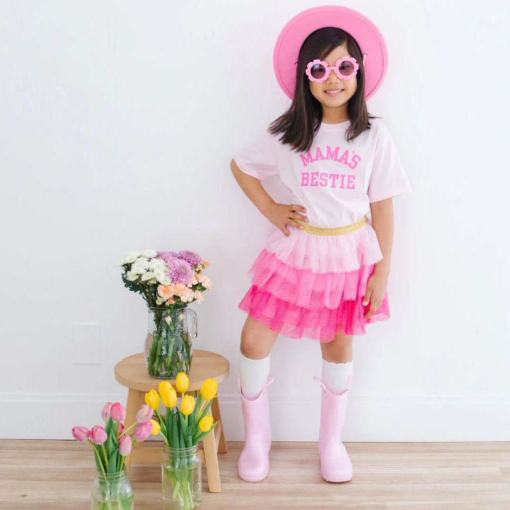 Pink Ballet Mama's Bestie T-Shirt
