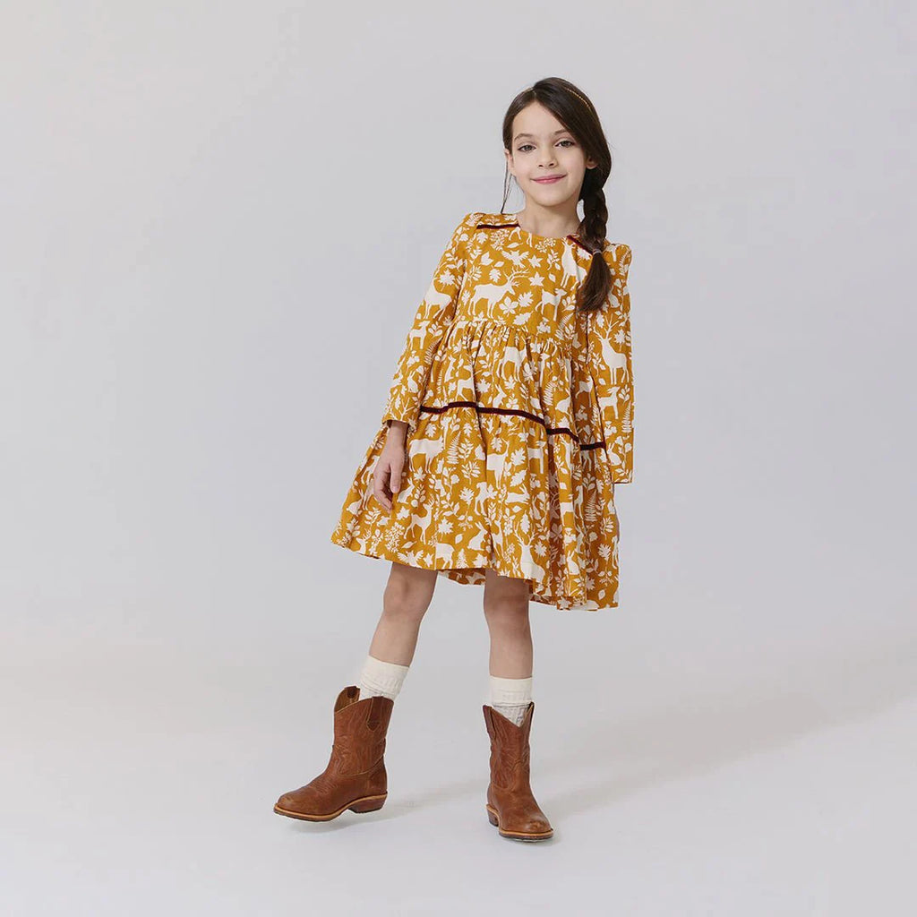 Girls Harvest Botanical Lennon Dress