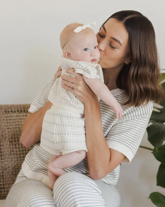 Ivory Relaxed Summer Knit Set