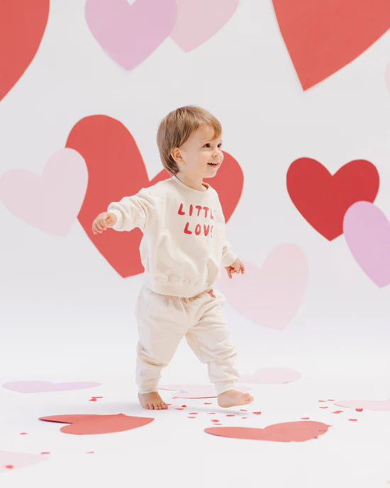 Little Love / Cupid Fleece Sweat Set