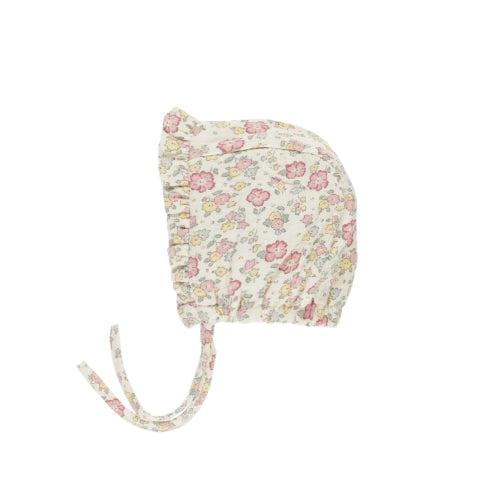 Woven Ruffle Bonnet/Bloom