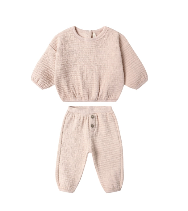 TEXTURED SWEAT SET || ANTIQUE