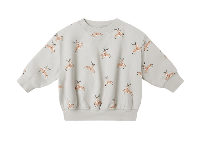 Fleece Reindeer Sweat Set