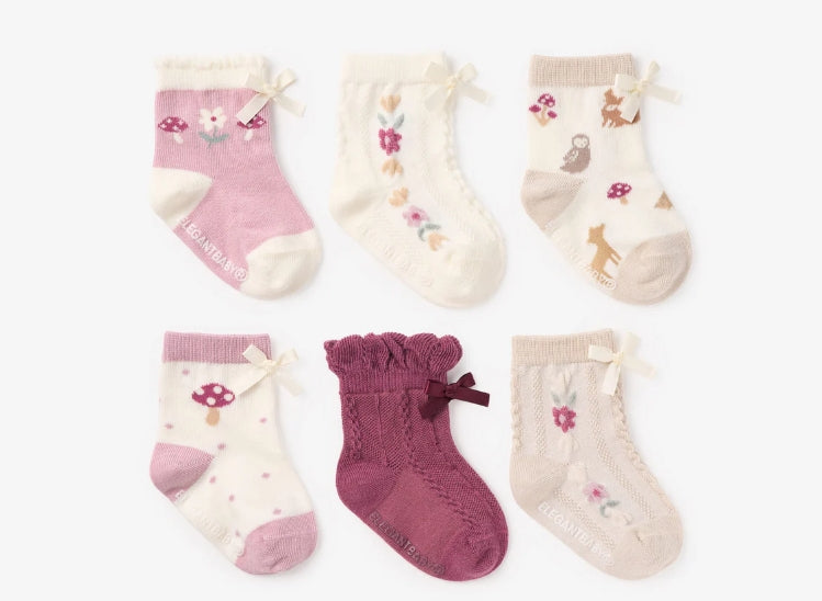 Forest Family Non Slip Sock Set