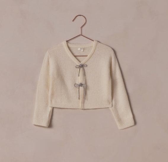 Ivory Bow Cardigan