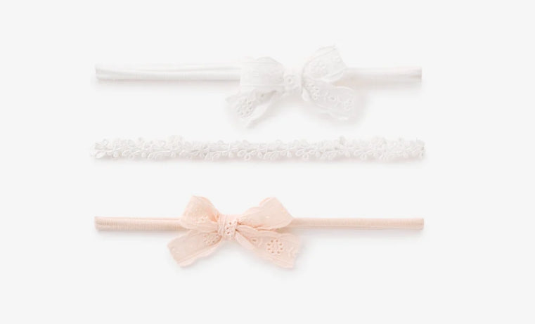 Flower Lace & Eyelet Headband