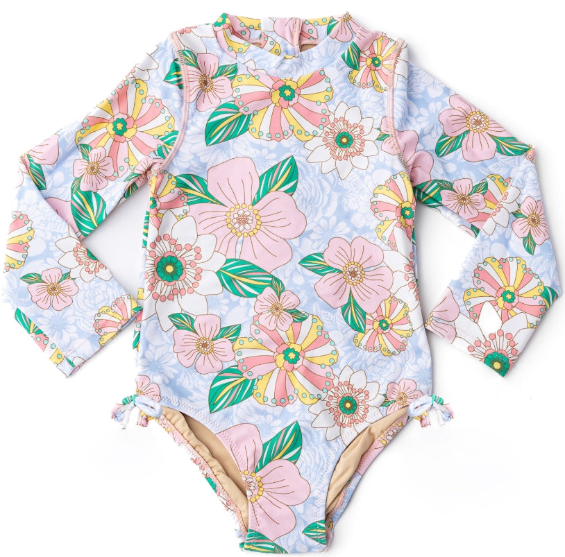 Island Retro Floral One Piece Swimsuit