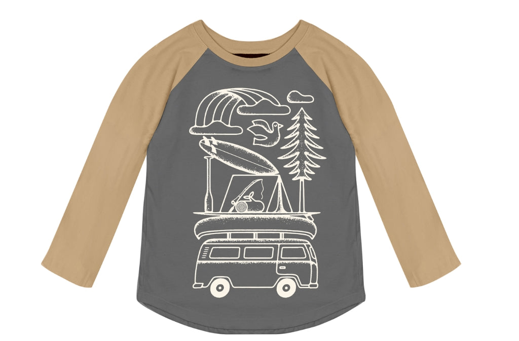 Road Trip Raglan Tee