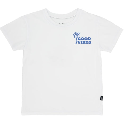 Good Vibes Tee/White