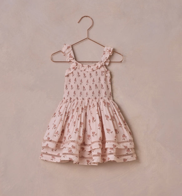 French Rose Birdie Dress