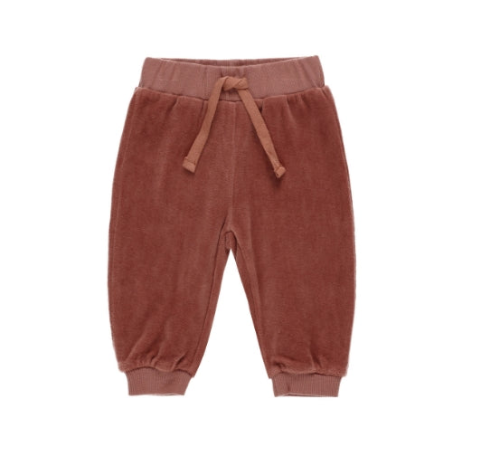 Velour Sweat Pant & Top/ Cranberry