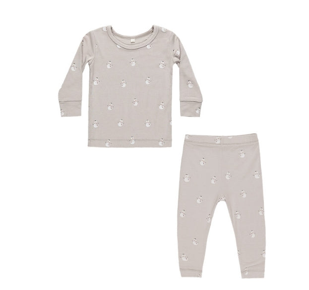 Bamboo PJ Set/ Snowman