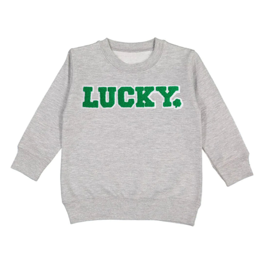 Lucky Boy Patch St Patrick's Day Sweatshirt