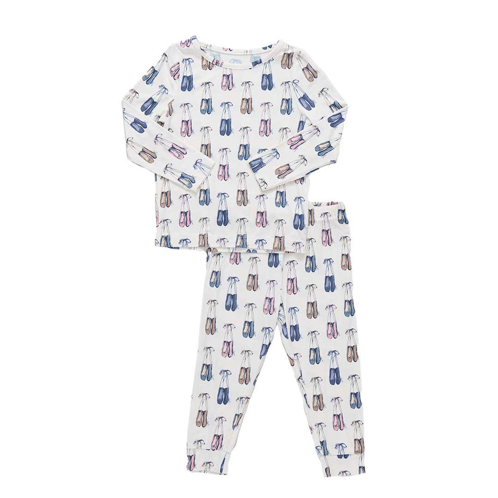 Ballet Slippers Kids Bamboo PJ Set