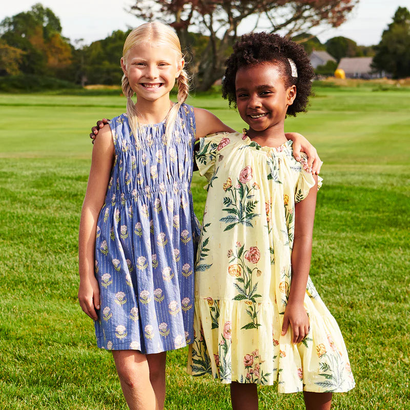 Pale Yellow Poppy Harper Dress