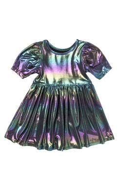 Girls Lame Laurie Dress Rainbow