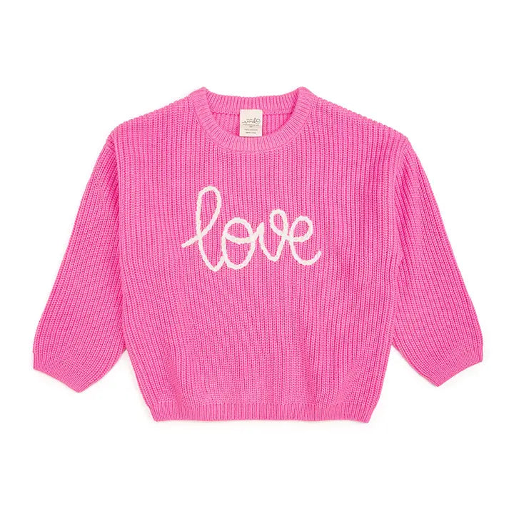 LOVE Valentine Knit Sweater