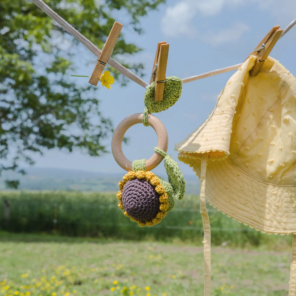 Summer Teether & Rattle 100% organic cotton