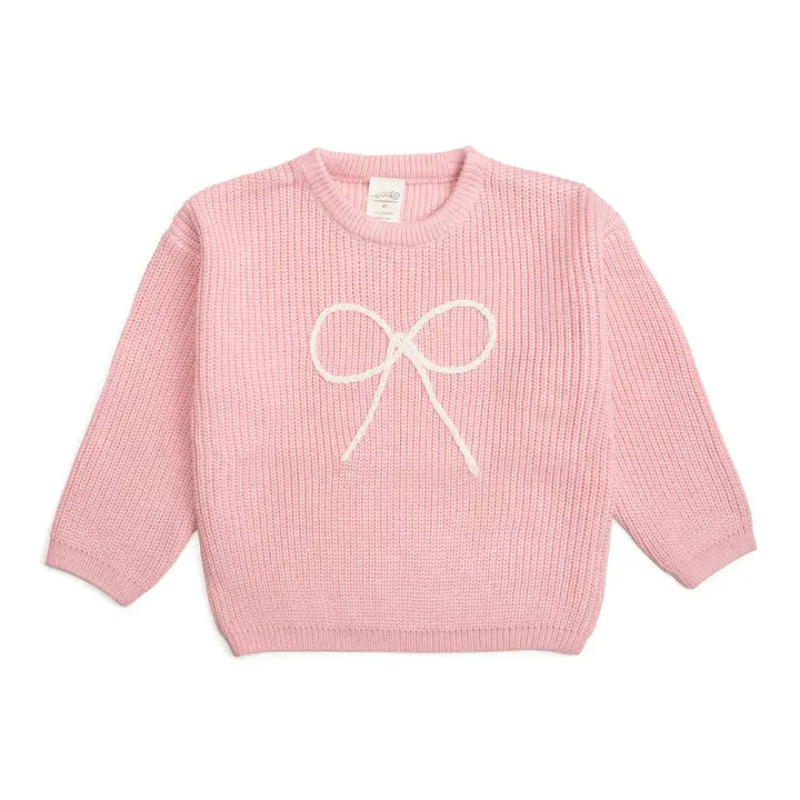 Bow Yarn Knit Sweater