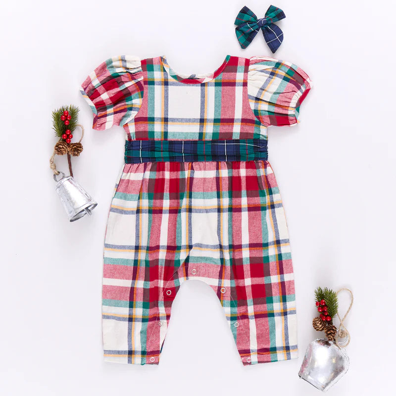 Baby Ruby Jumper/ Holiday Tartan