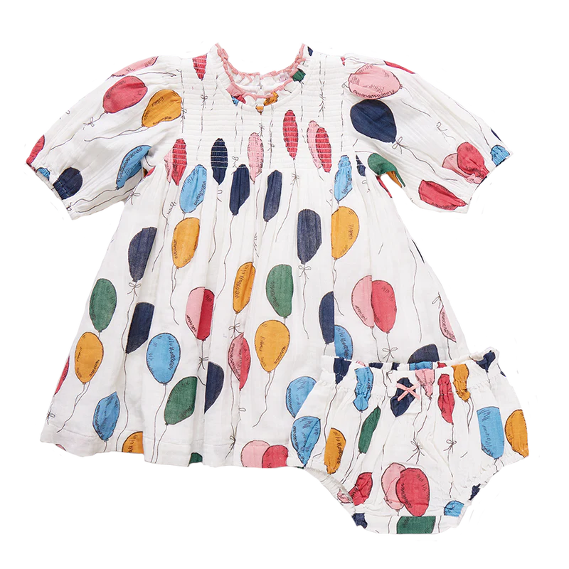 Baby Stevie Dress Set/ Balloon Bunches