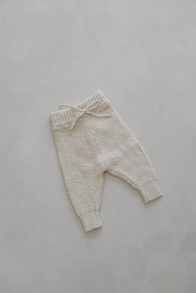 Cotton Knit Kimono Top & Pant Set