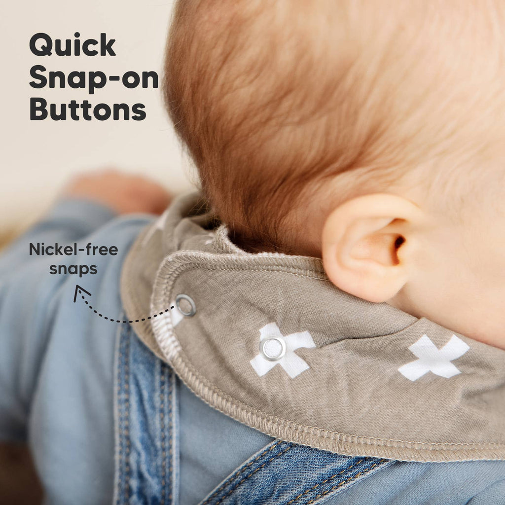 8-pack Baby Bandana Bibs