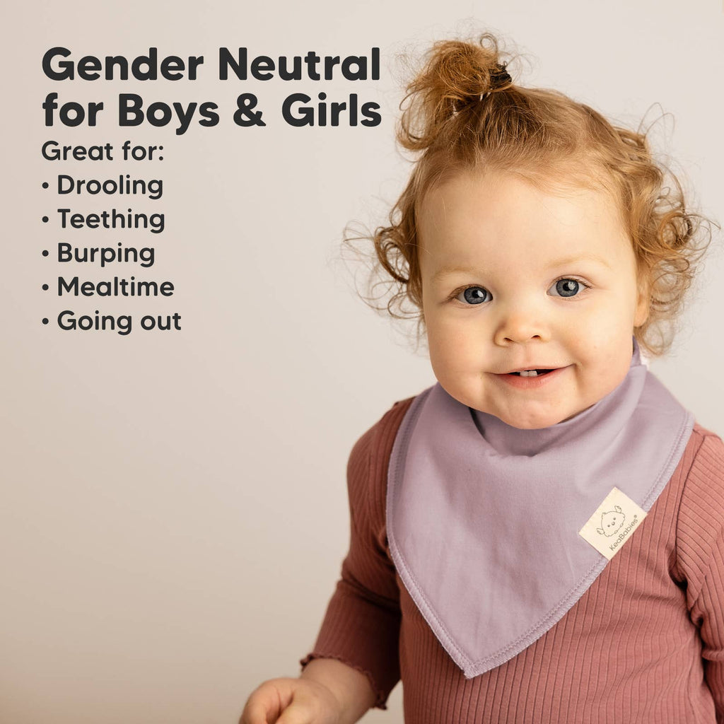 8-pack Baby Bandana Bibs
