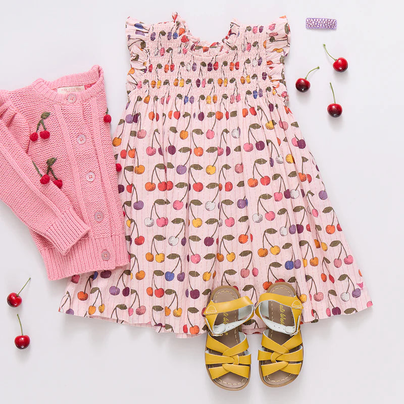 Pink Cloud Cherry Dress