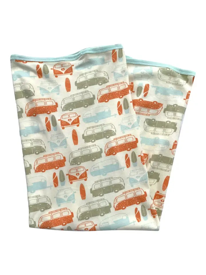 Organic Vintage Bus Blanket