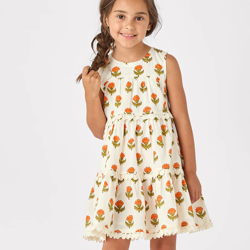 Orange Bud Daphhne Dress