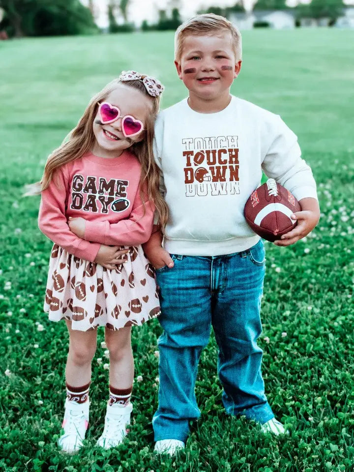 Dusty Rose Game Day Sweatshirt