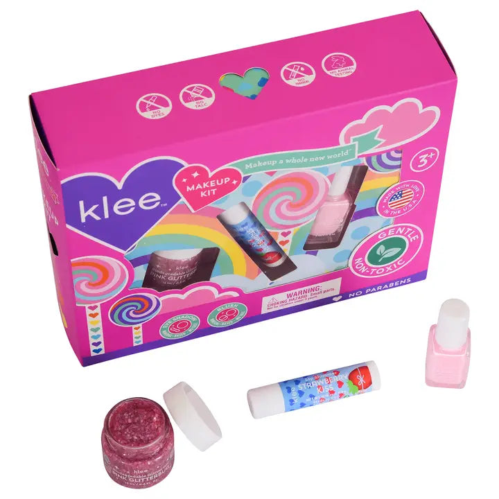 Spinning Pink Pinwheel Love  Make-Up Kit