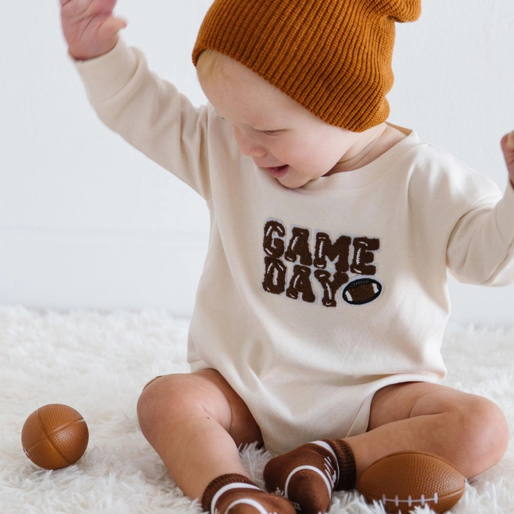 Game Day Patch Varsity Romper