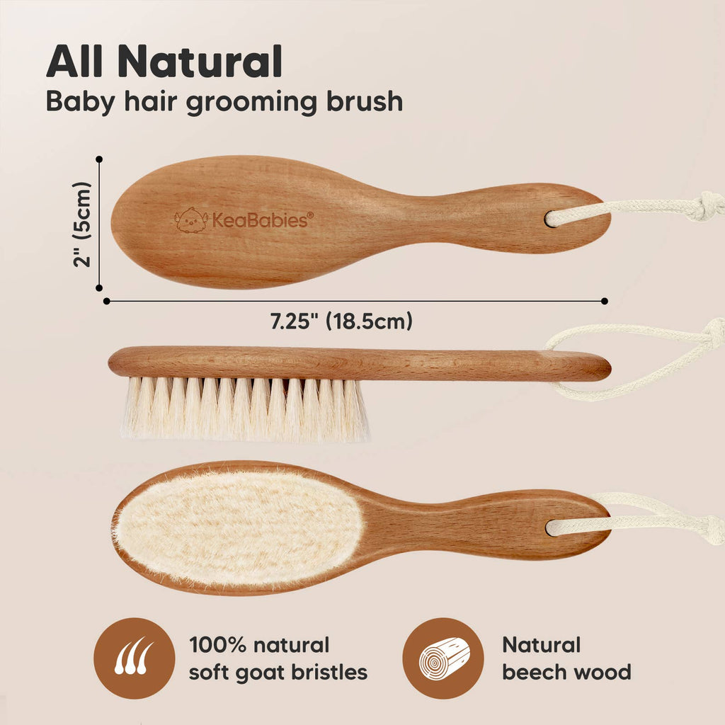 KeaBabies Baby Hair Brush