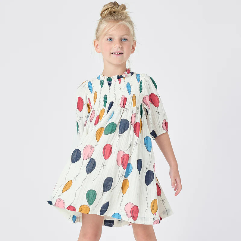 Girls Balloon Bunches Dress