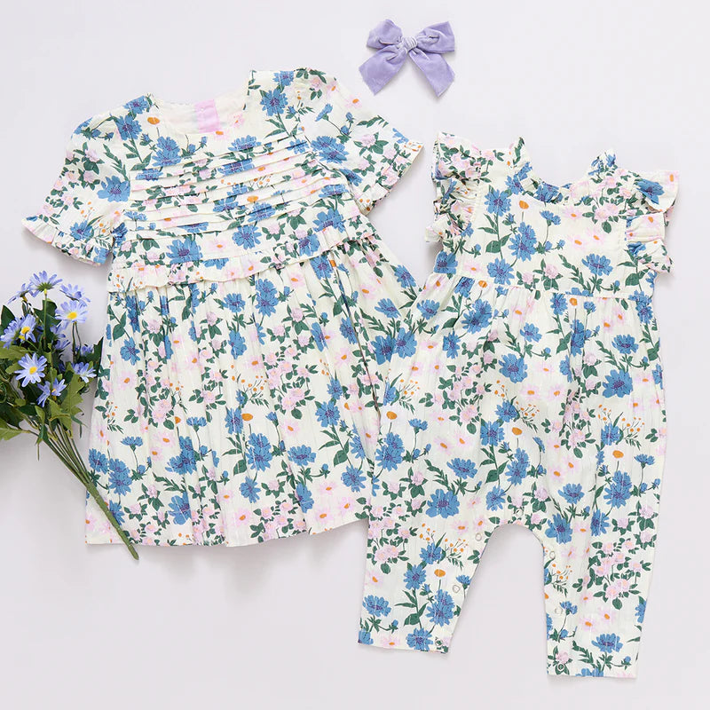 Melon Daisy Floral Jumper