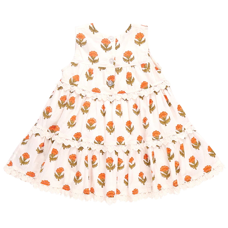 Orange Bud Daphhne Dress