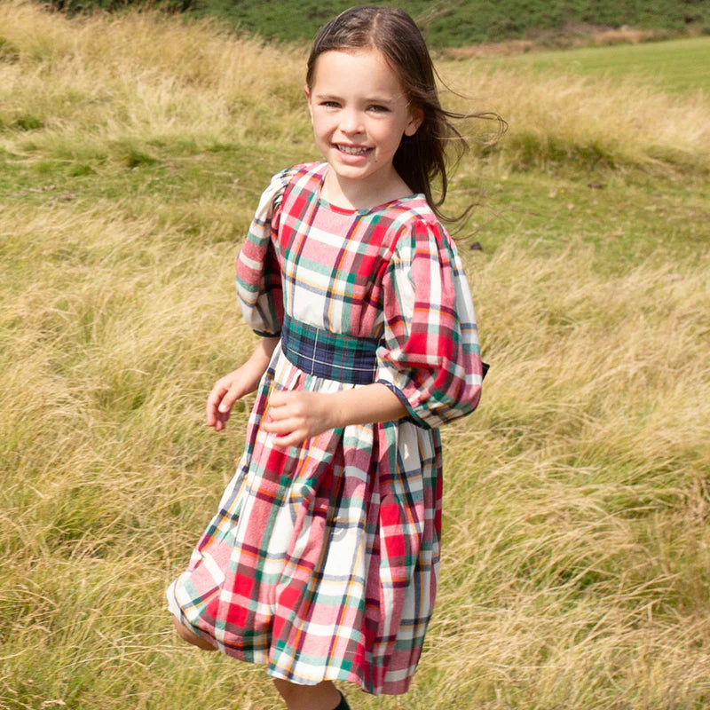 Girls Ruby Dress/ Holiday Tartan