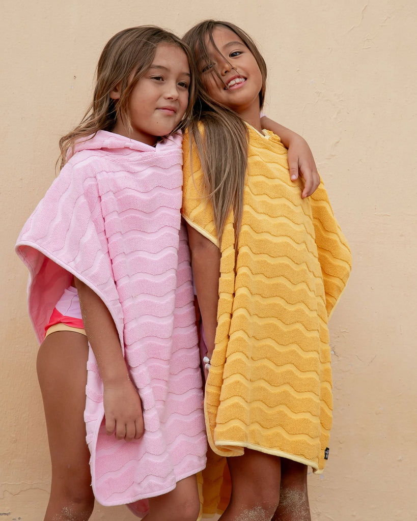 El Ray Wave Poncho Fairytale Pink