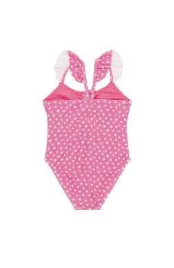 Pink Carnation In a Cinch Baby Swimsuit