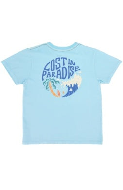 Crystal Blue Lost in Paradise Vintage Tee