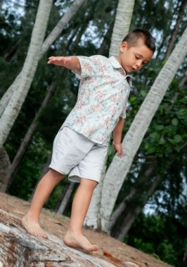 Light Grey Paradise Cove Button Down