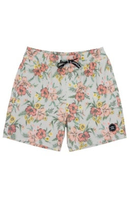 Light Grey Boys Paradise Cove Volley Swim Trunks