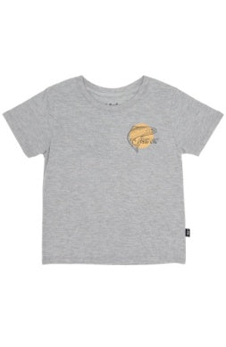 Heather Grey Fish On T-Shirt