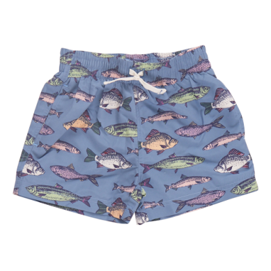 Bluestone Multi Fishes Swim Trunk