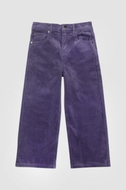 Liana Purple Corduroy Flare Jeans